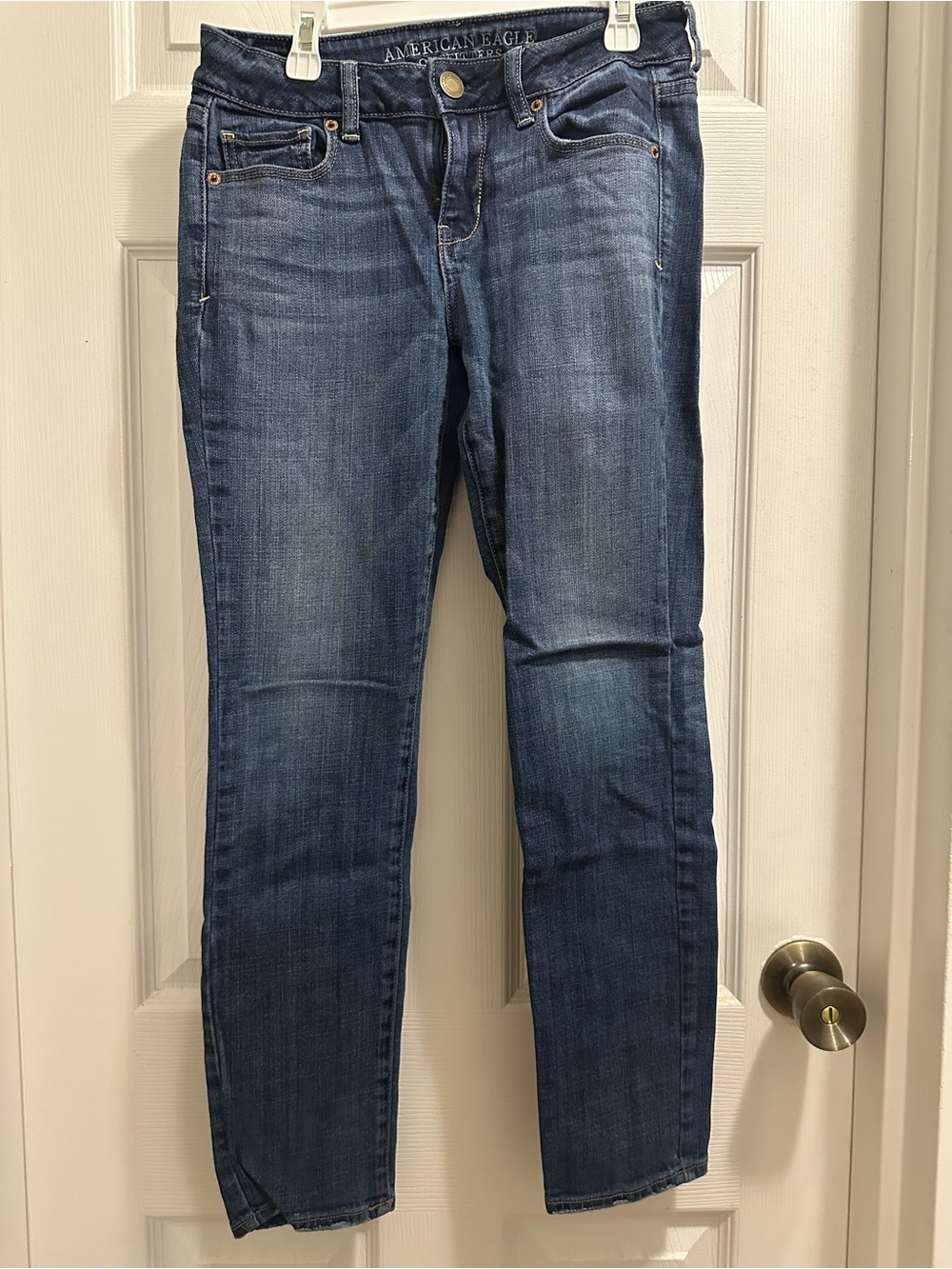 American Eagle Outfitters Women's Medium Blue Skinny Stretch Jeans